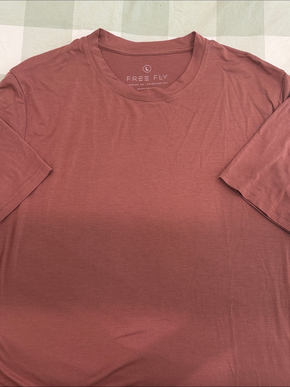 Free Fly Men's Short Sleeve Crew T-Shirt — Dusty Rose